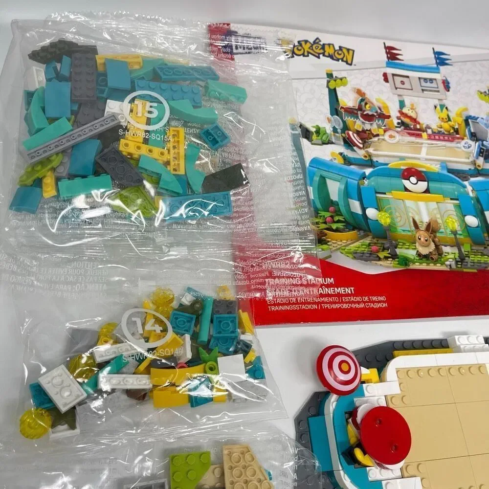 Mega Construx Pokemon Training Stadium Building Blocks Set 2023 #HWR82